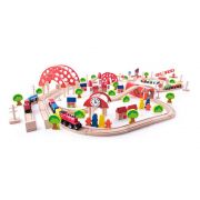 Дървени влакчета с релси и аксесоари, Градско оживление