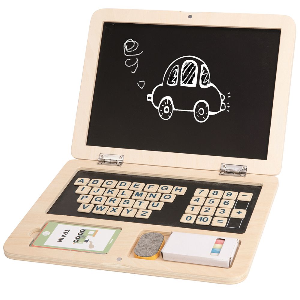 TookyToy, Дървен лаптоп, с активности
