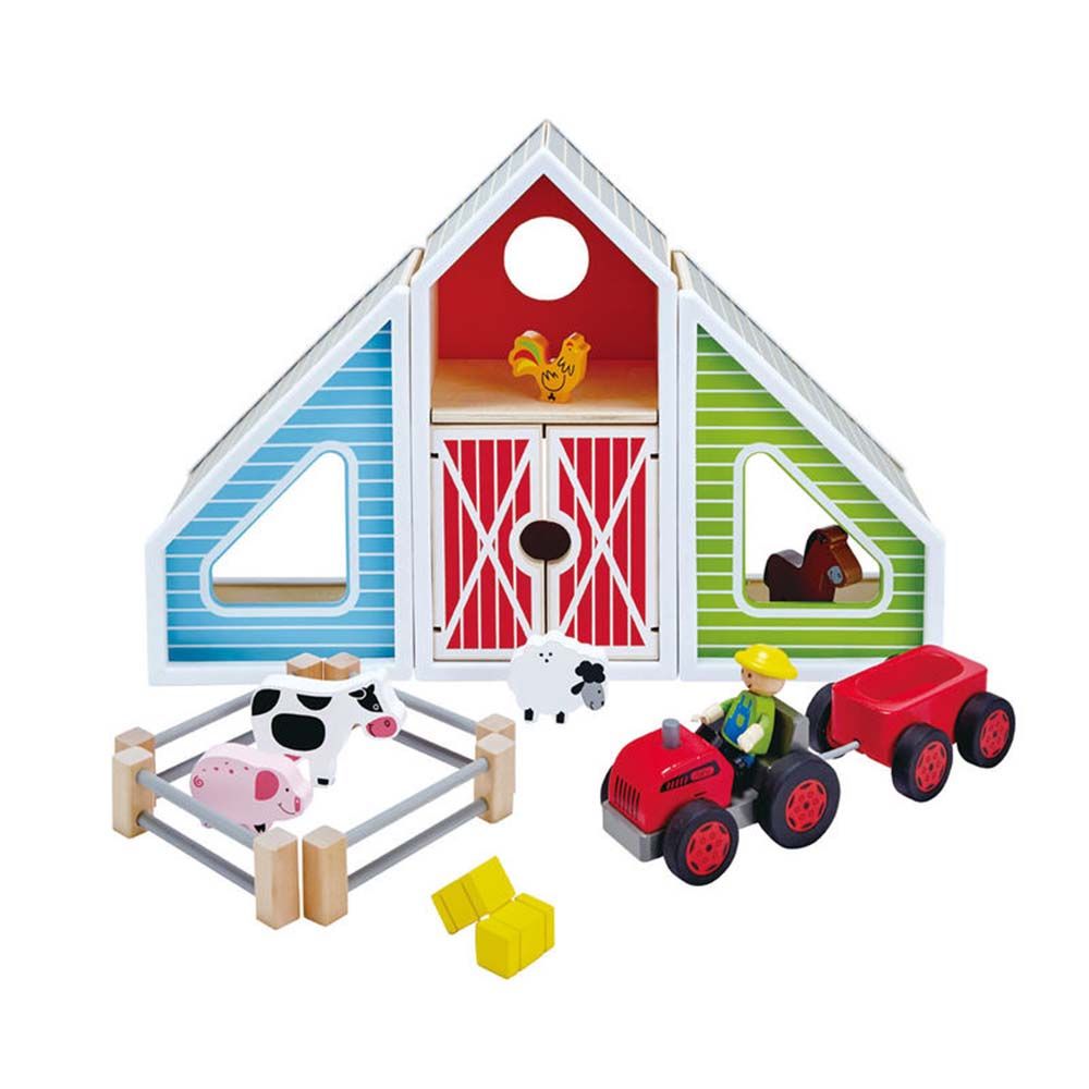 Hape, Дървена игра, Живот във ферма