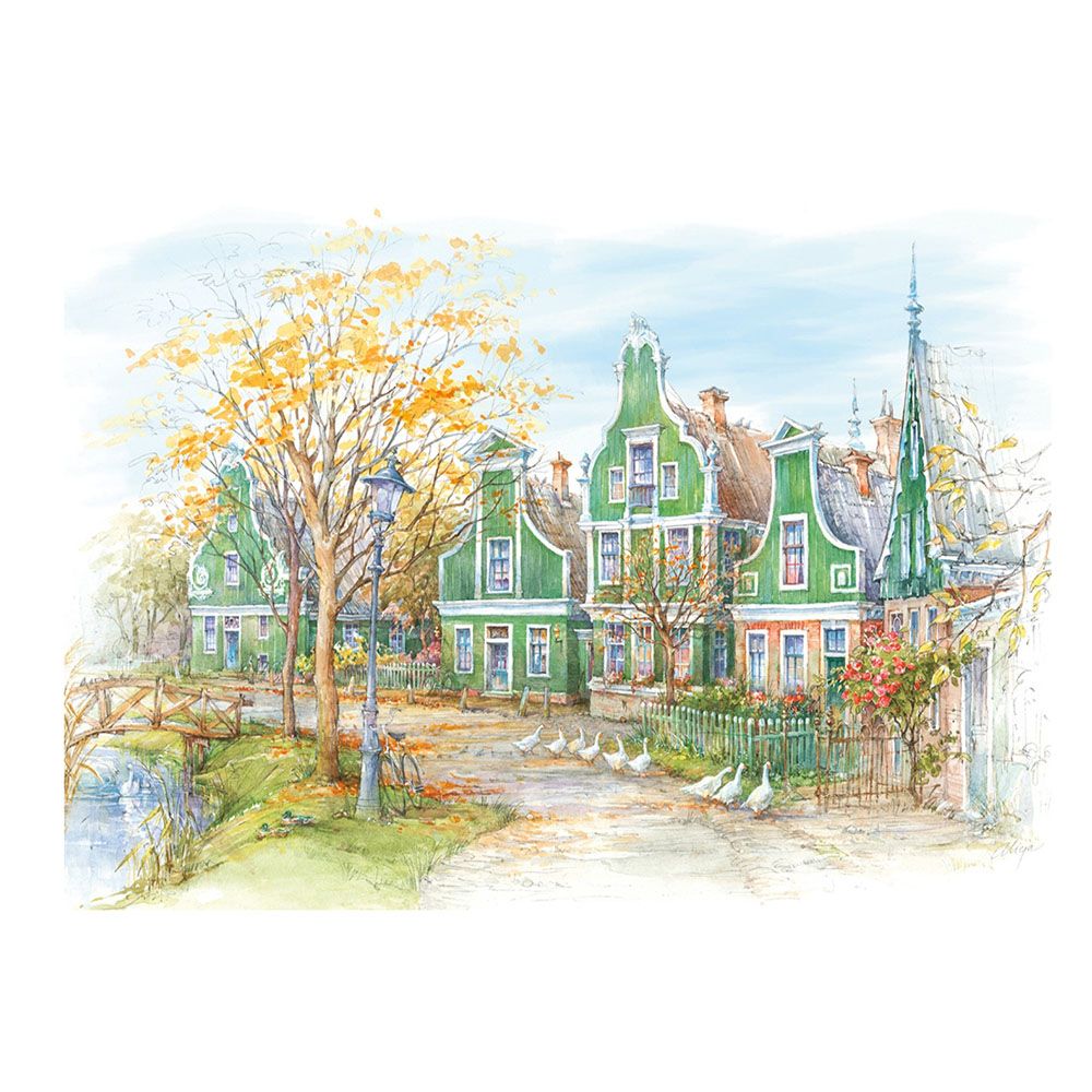 Castorland, Заансе Сханс, Холандия, пъзел 1500 части