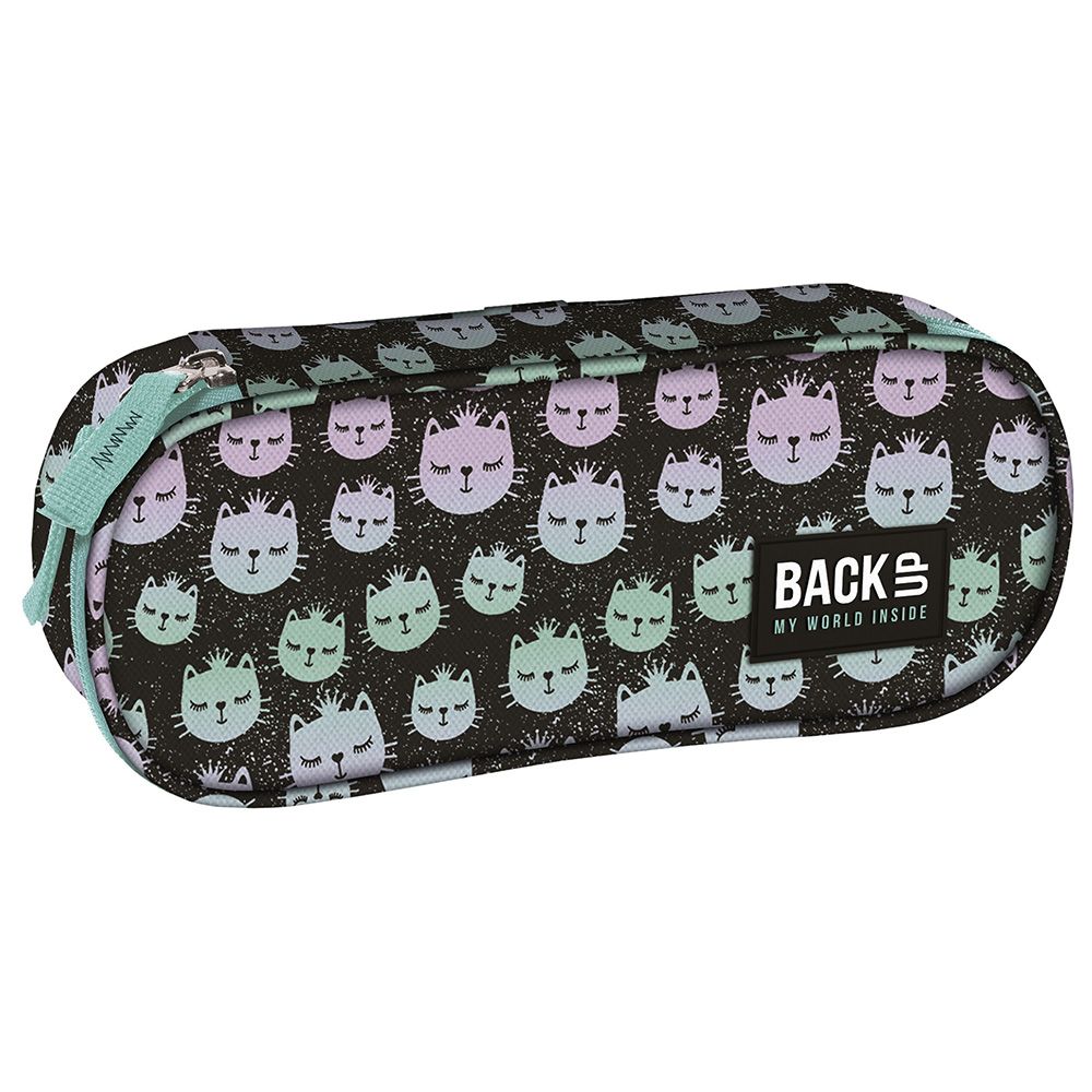 BACKUP, Ученически несесер Rainbow Cat, овален