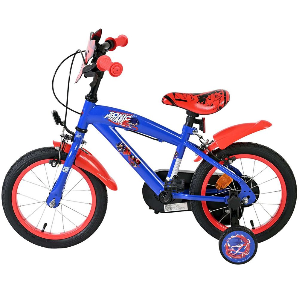 Детски велосипед с помощни колела, Sonic, 14 инча