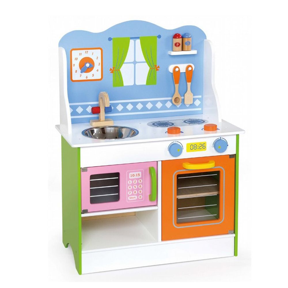 Viga toys, Детска дървена кухня, Уют