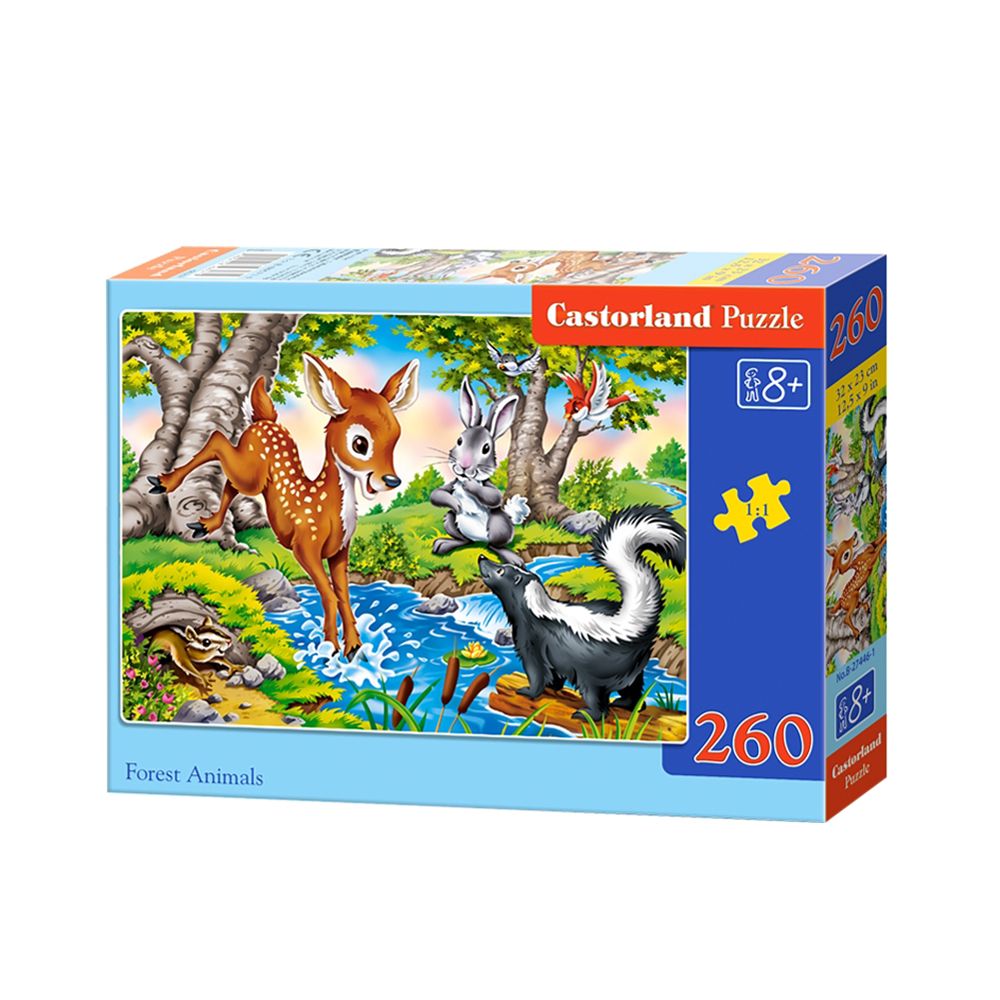 Castorland, Горски животни, пъзел 260 части