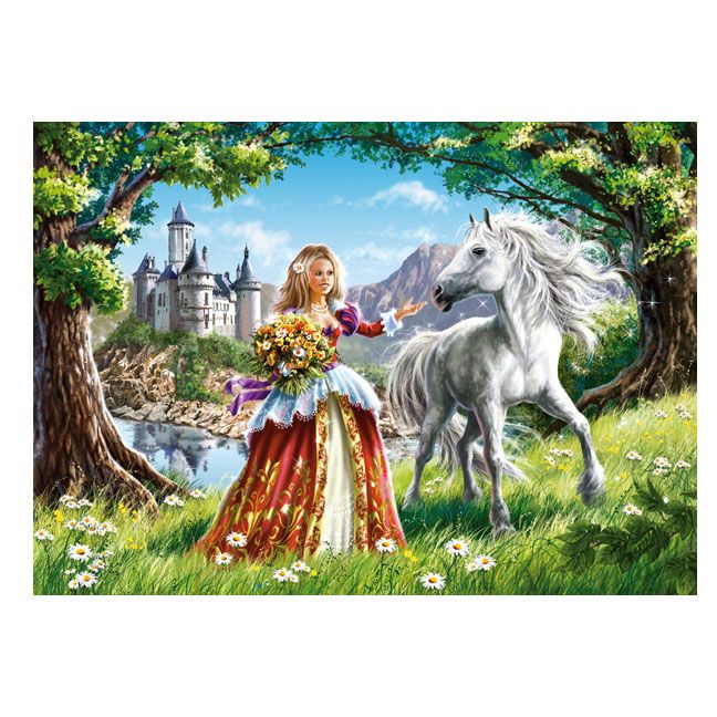 Очарователна принцеса, два пъзела от 70 и 120 части