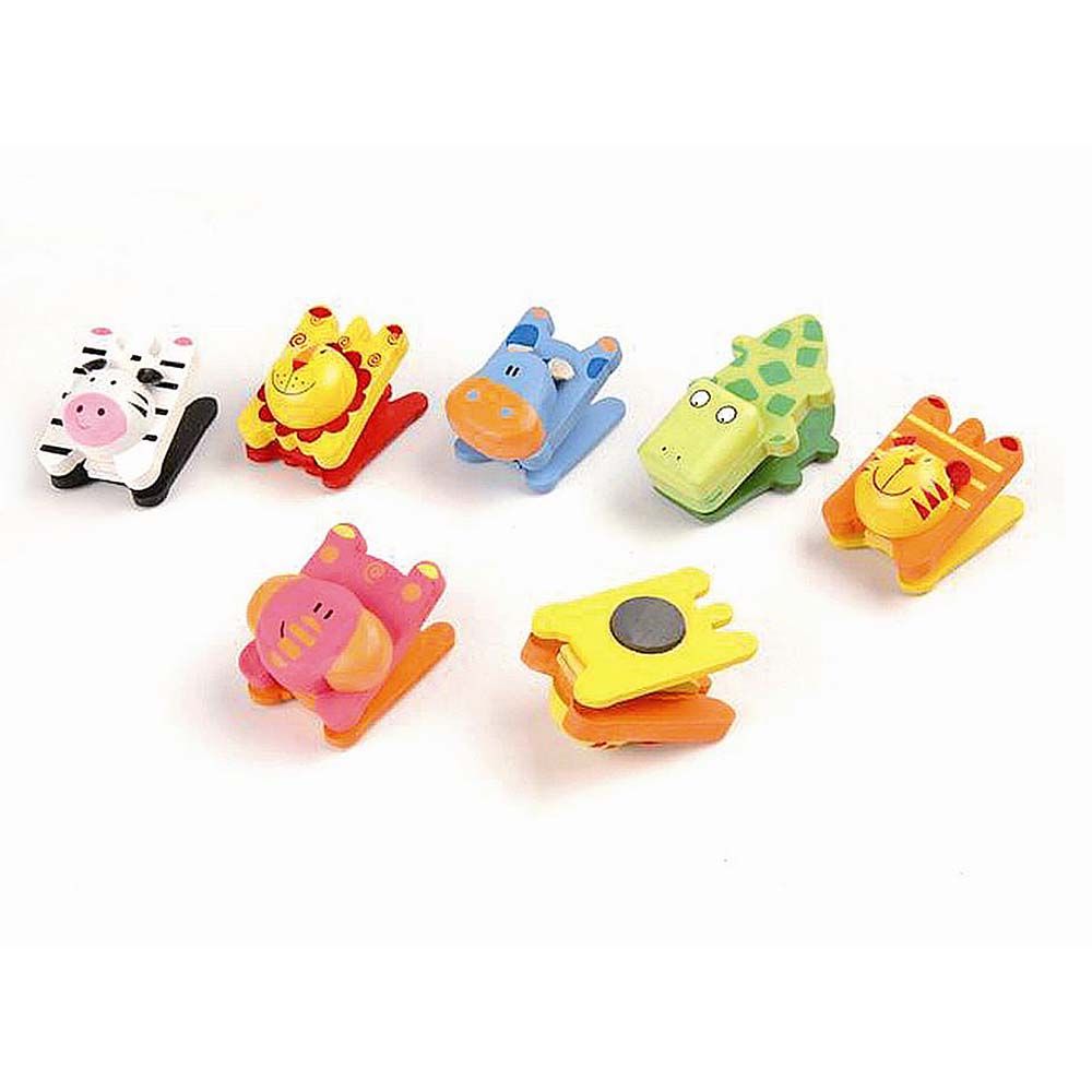 Woodyland, Дървен клипс с магнит, Животни