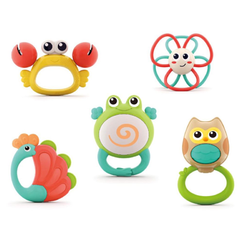 HOLA, Комплект бебешки дрънкалки, Оркестър от животни