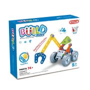 Багер със щипка, пластмасов конструктор, 74 части