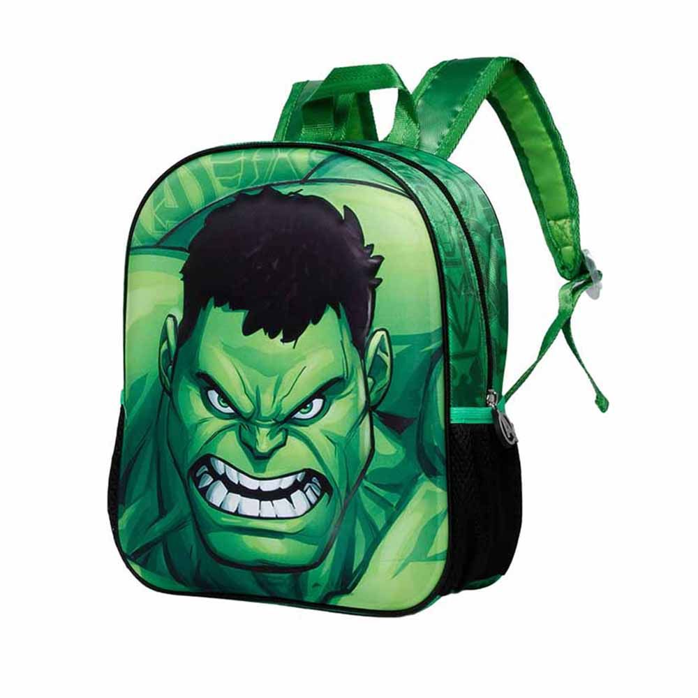 Small 3D Backpack, 3D детска раница Хълк, Destroy, Karactermania
