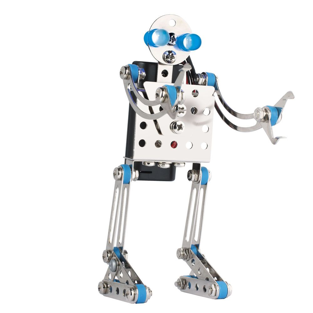 Метален конструктор, Робот -2 модела, 120 части, LED