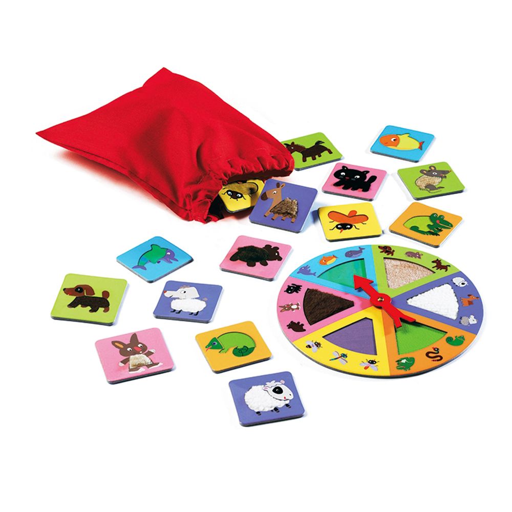 Игра лото, за тактилни усещания, Животни