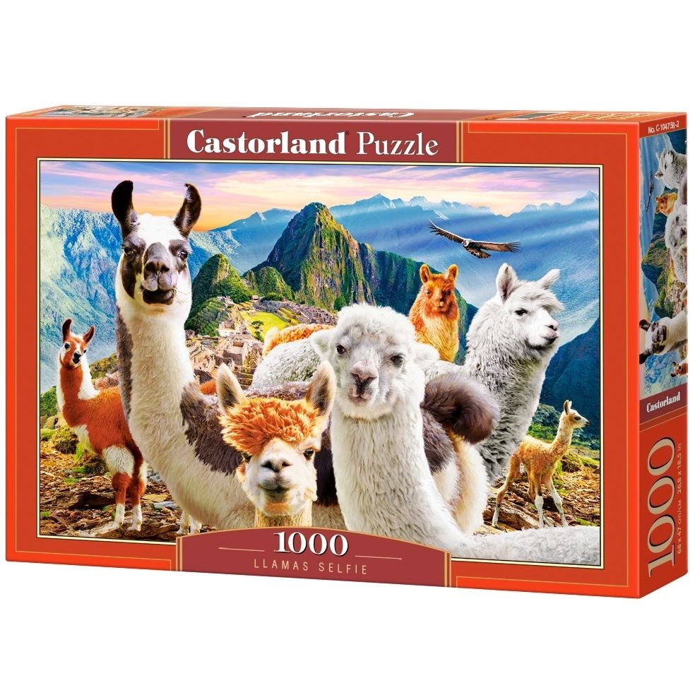 Castorland, Лама селфи, пъзел 1000 части