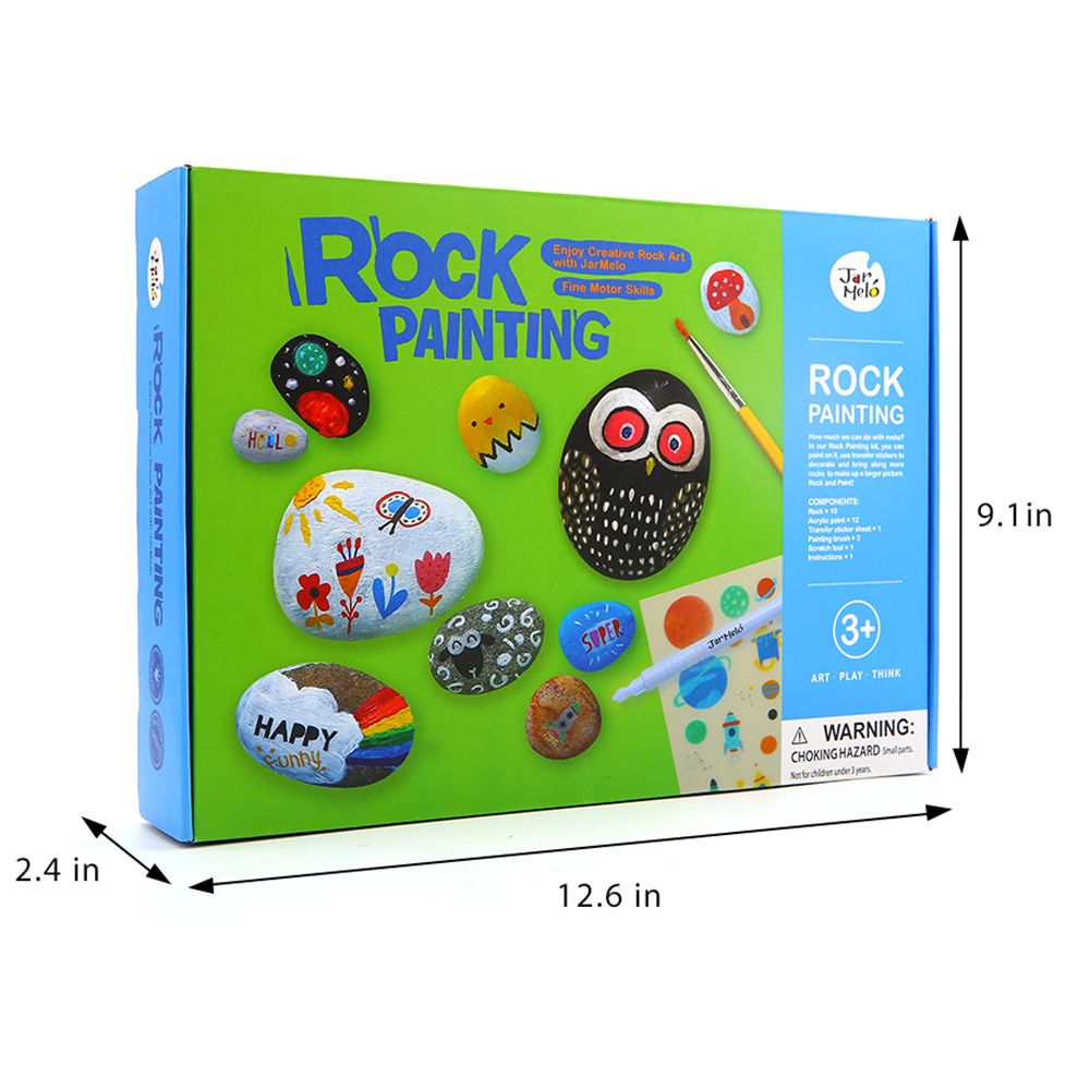 Творчески комплект, Рисуване върху камъни