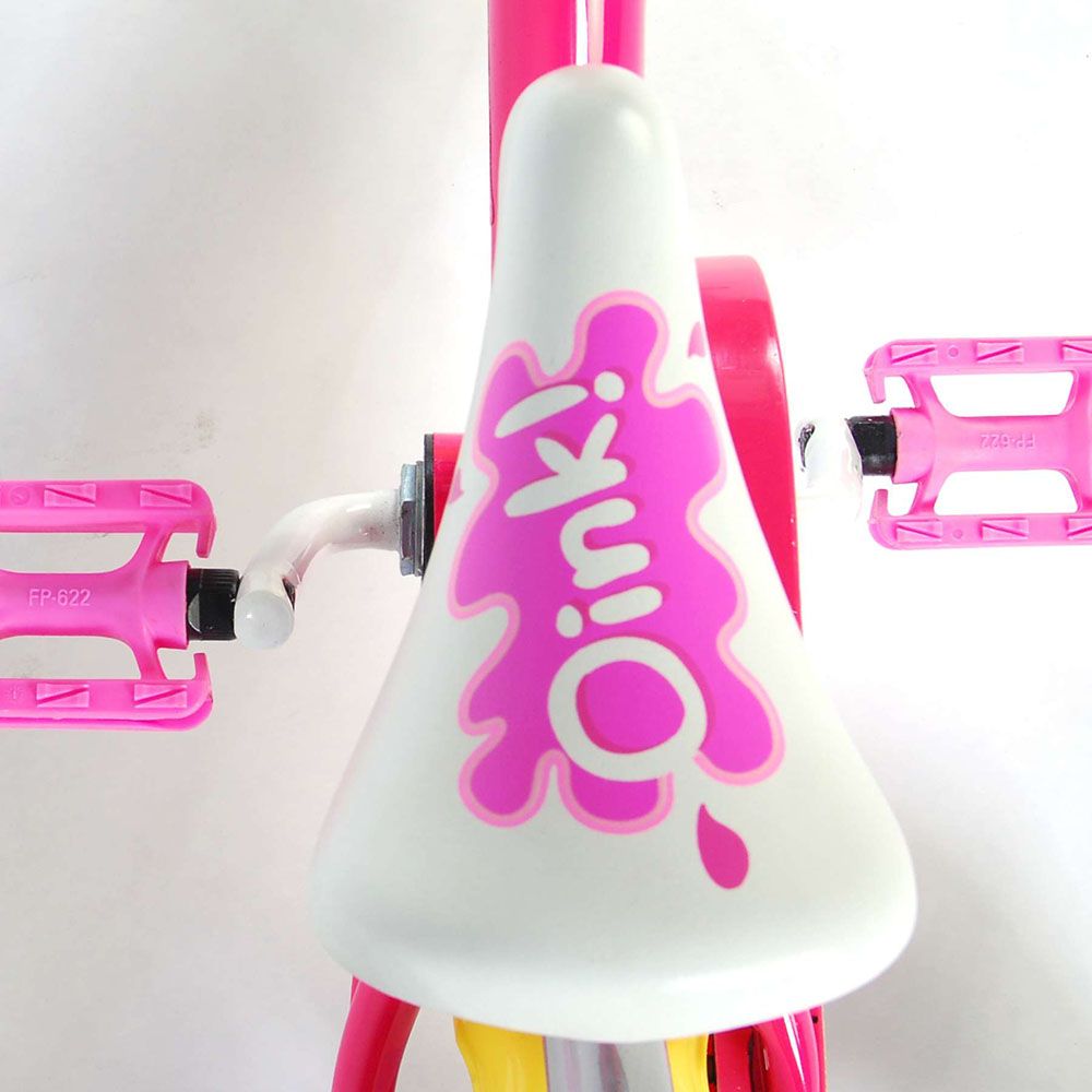 Велосипед с родителски контрол и помощни колела, Пепа Пиг, 10 инча