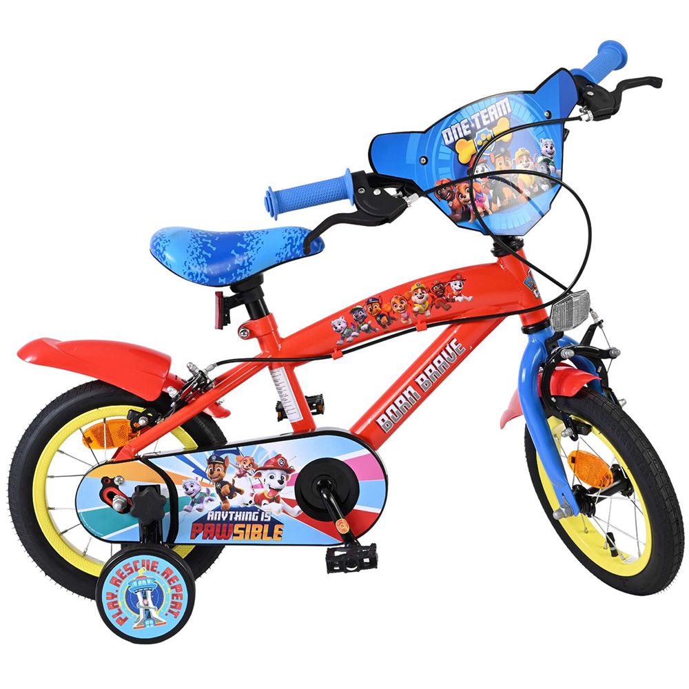 Детски велосипед с помощни колела, Пес Патрул,12 инча