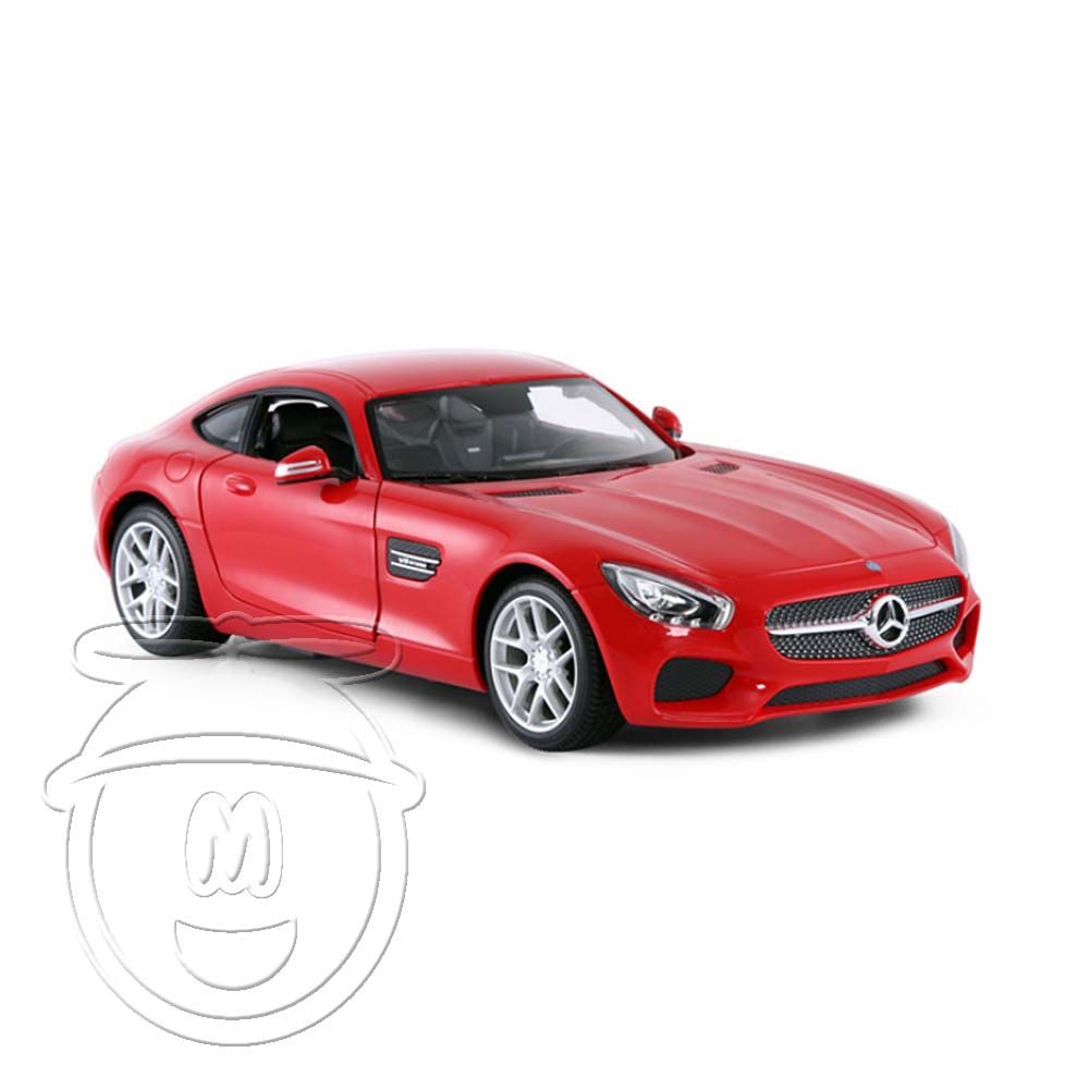 Кола с радио контрол, Mercedes AMG GT, 1:14, с ръчно отварящи се врати, червен