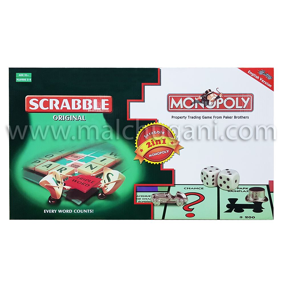 Toy, Игра Монополи и Скрабъл, 2 в 1