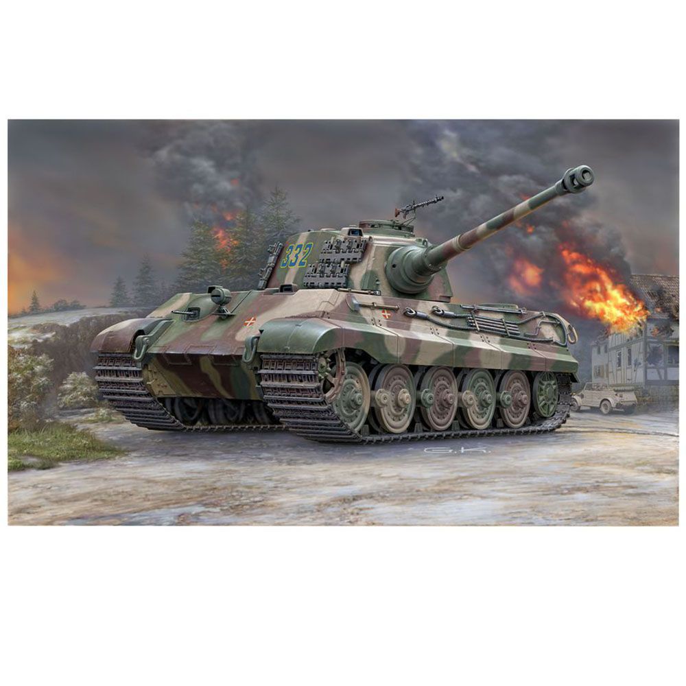 Сглобяем модел, Танк, Tiger II Ausf.B (Henschel Turret)