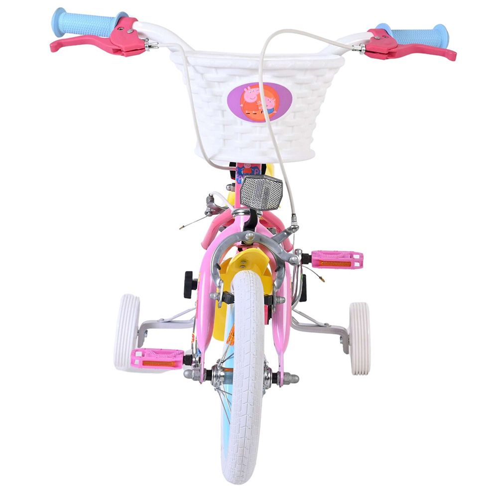 Детски велосипед с помощни колела, Peppa Pig, 12 инча