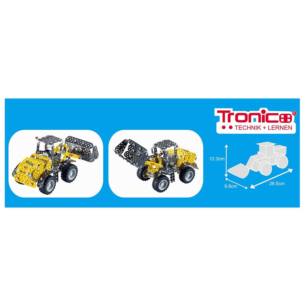 Метален конструктор, Колесен товарач Wacker Neuson WL95, 598 части