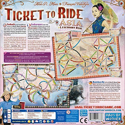 Ticket to Ride Asia, разширение за настолна игра