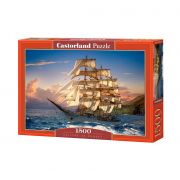 Плавайки по залез слънце, пъзел 1500 части