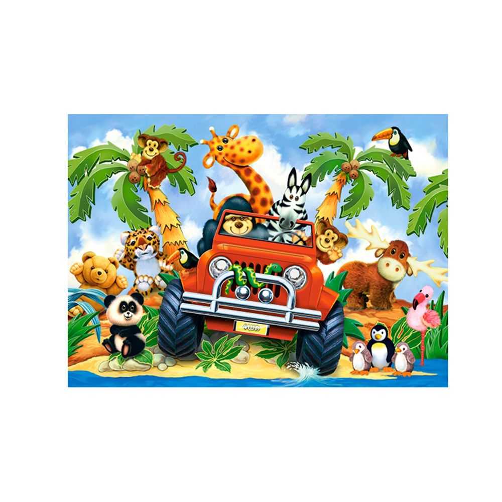 Плюшковци на сафари, пъзел 60 части