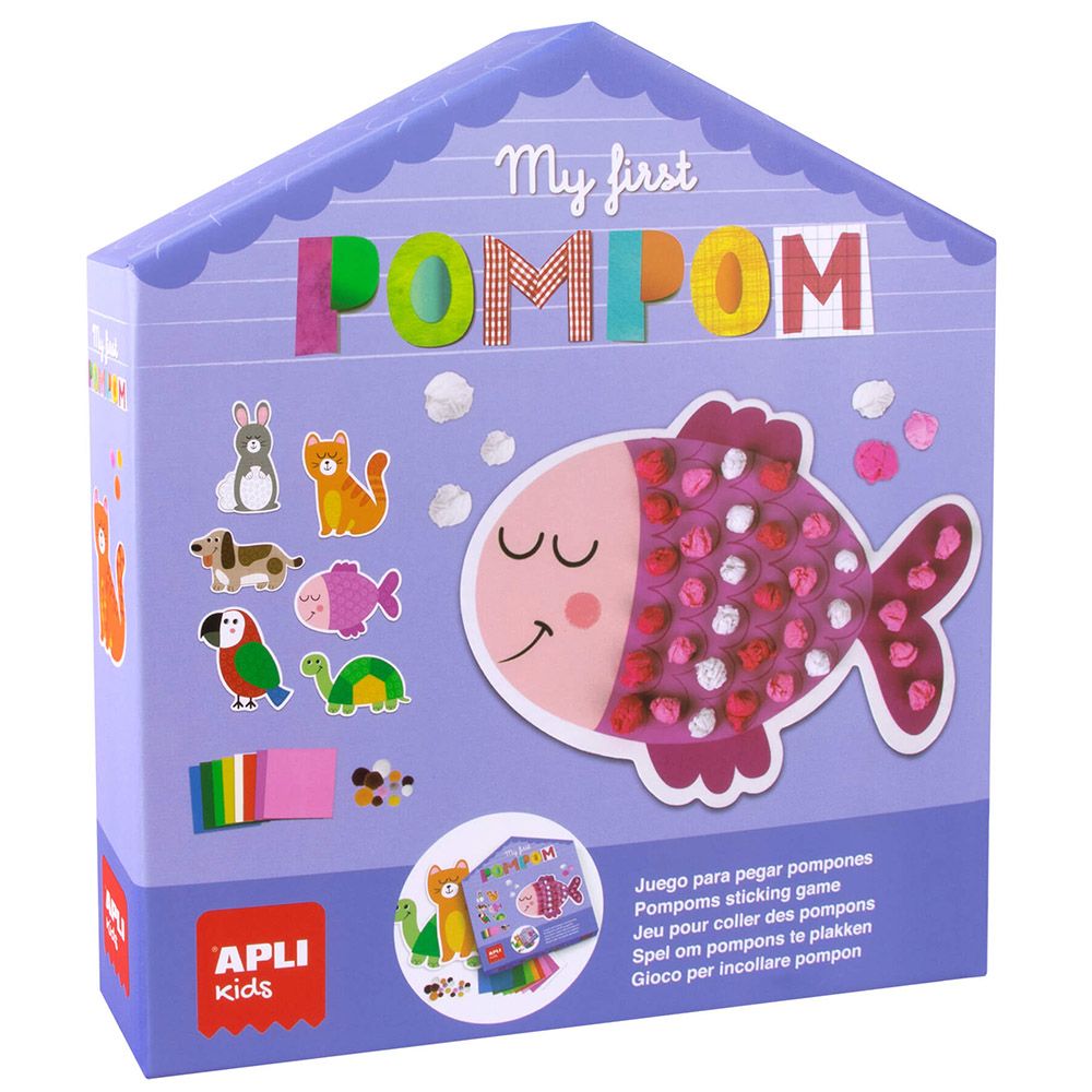 Apli kids, Моите първи рисунки с помпони и тишу
