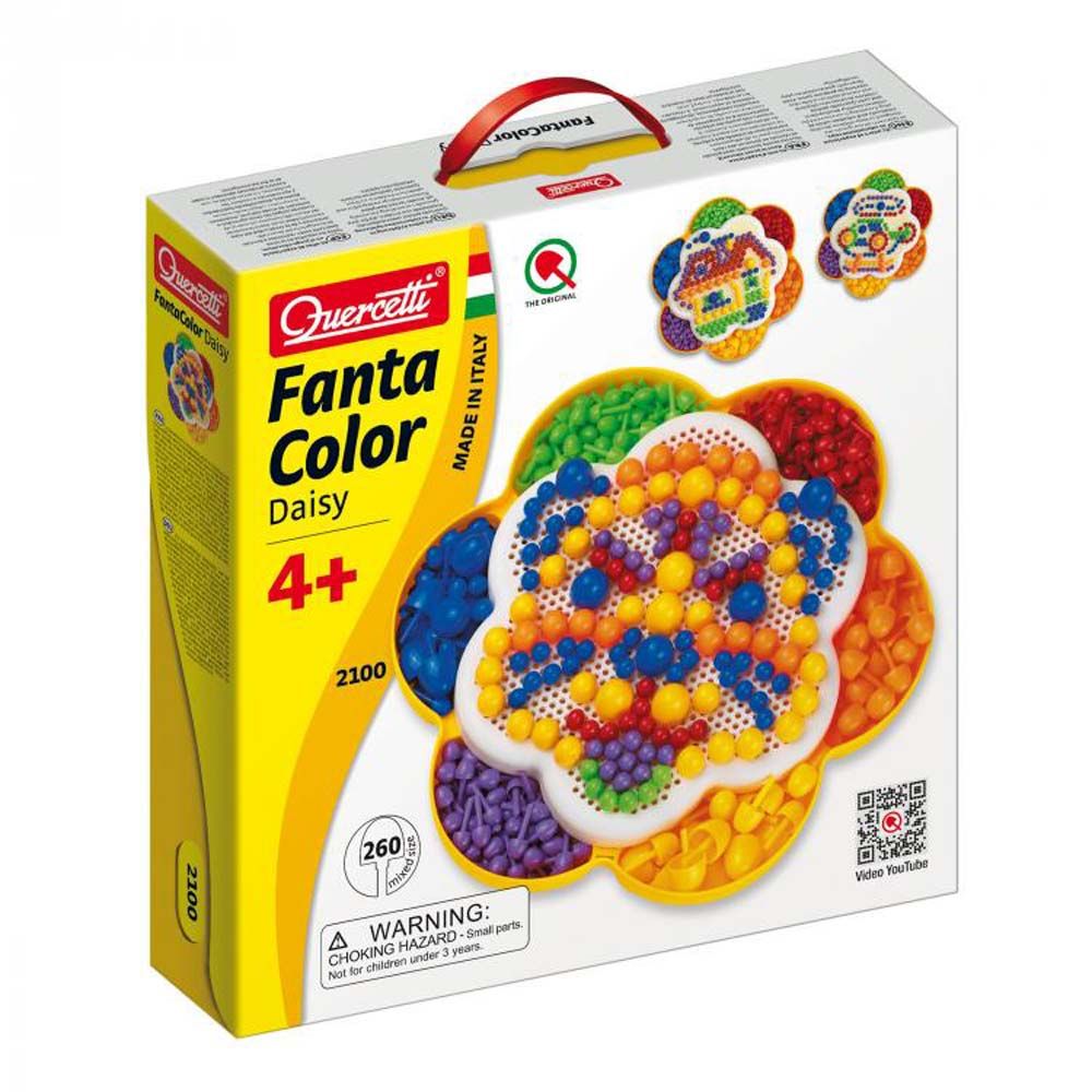 Quercetti, Мозайка FANTACOLOR DAISY, 260 части