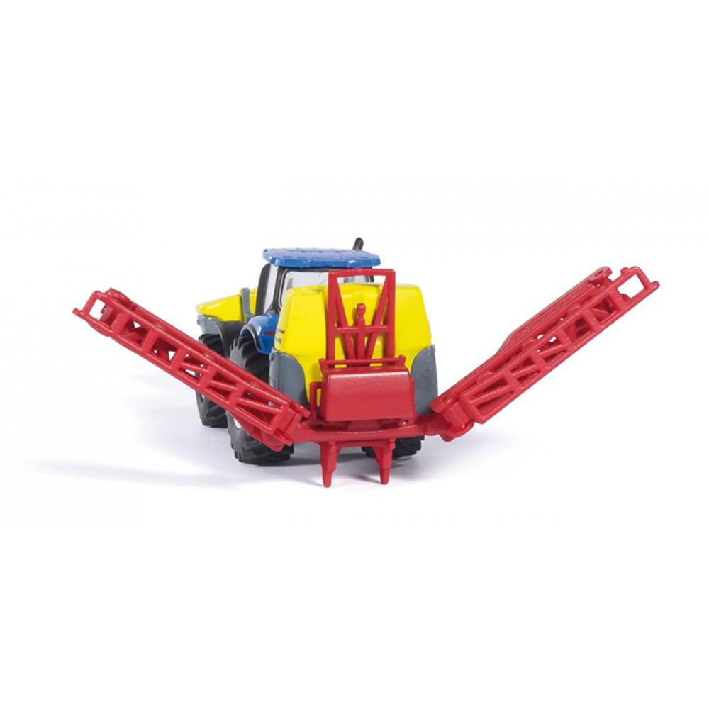 Трактор New Holland с гигантски разпръсквач Kverneland