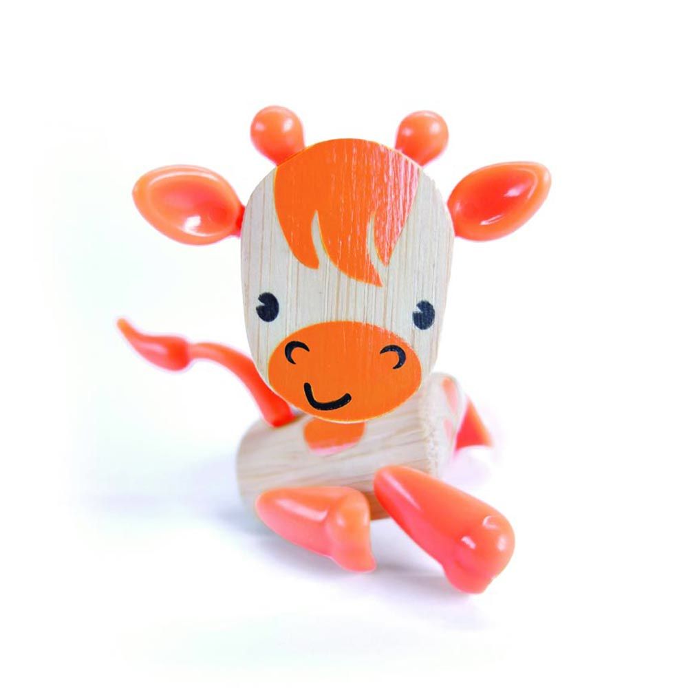 Hape, Мини фигурка от бамбук, Жирафче