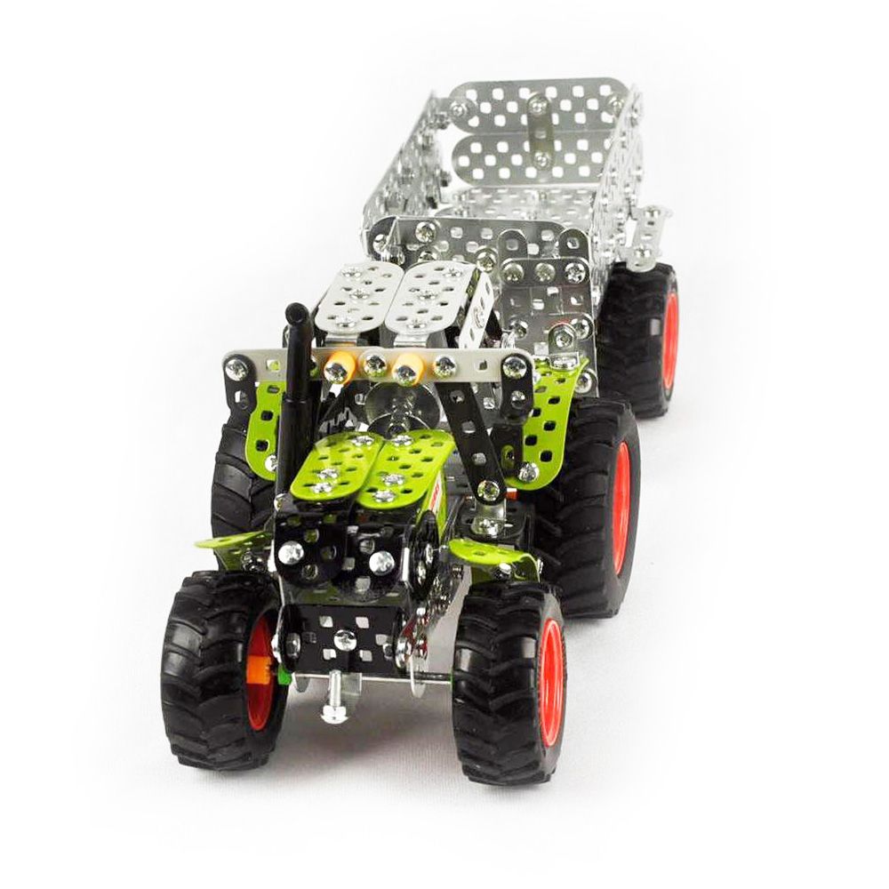 Метален конструктор Трактор Claas Arion 430 с ремарке, 700 части