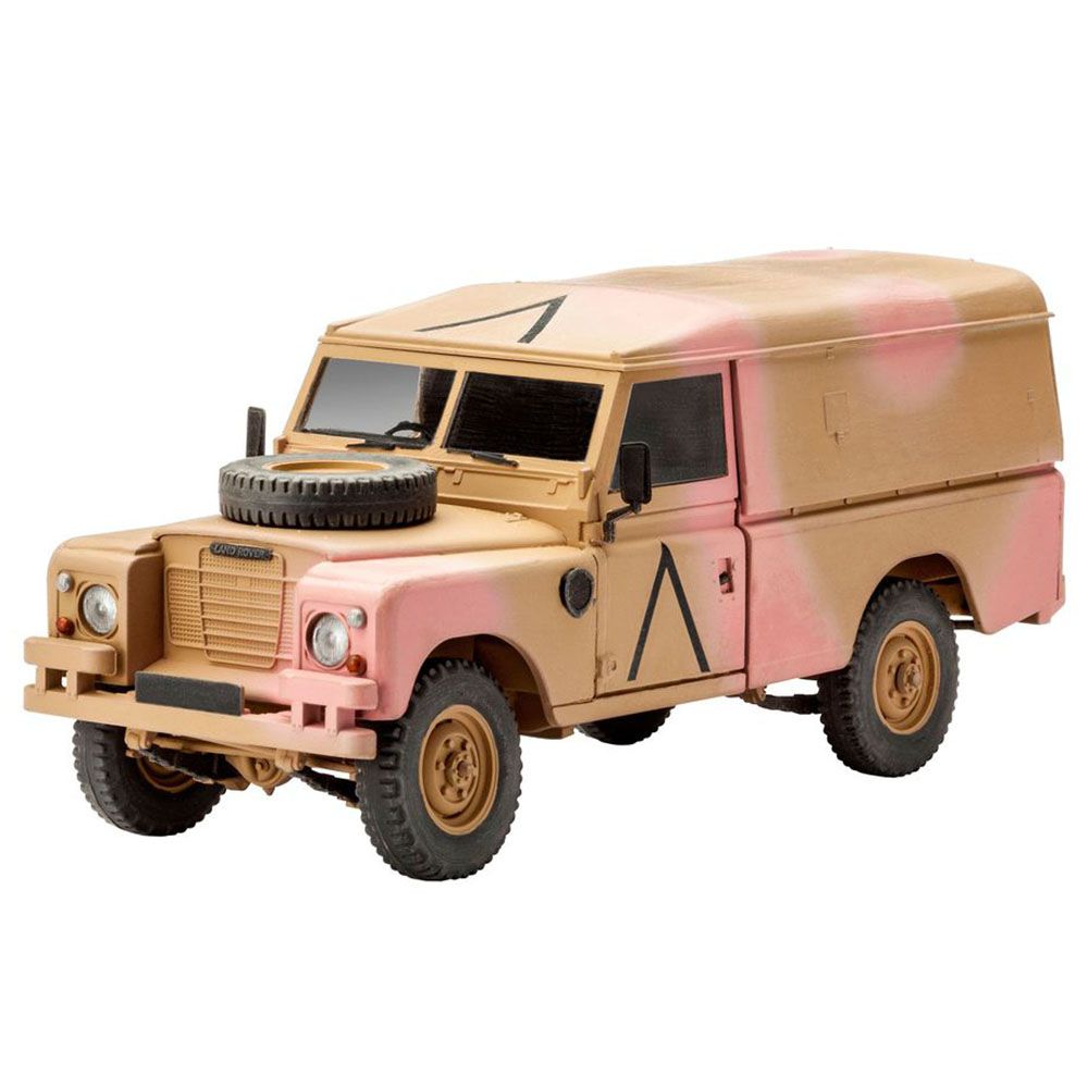 Military & figures, Сглобяем модел, Британски военен офроуд джип, 4x4, SeriesIII (109 /LWB), Revell