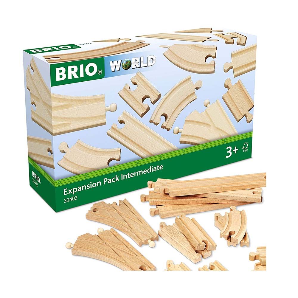 BRIO, Дървени релси и разклонения, Асорти