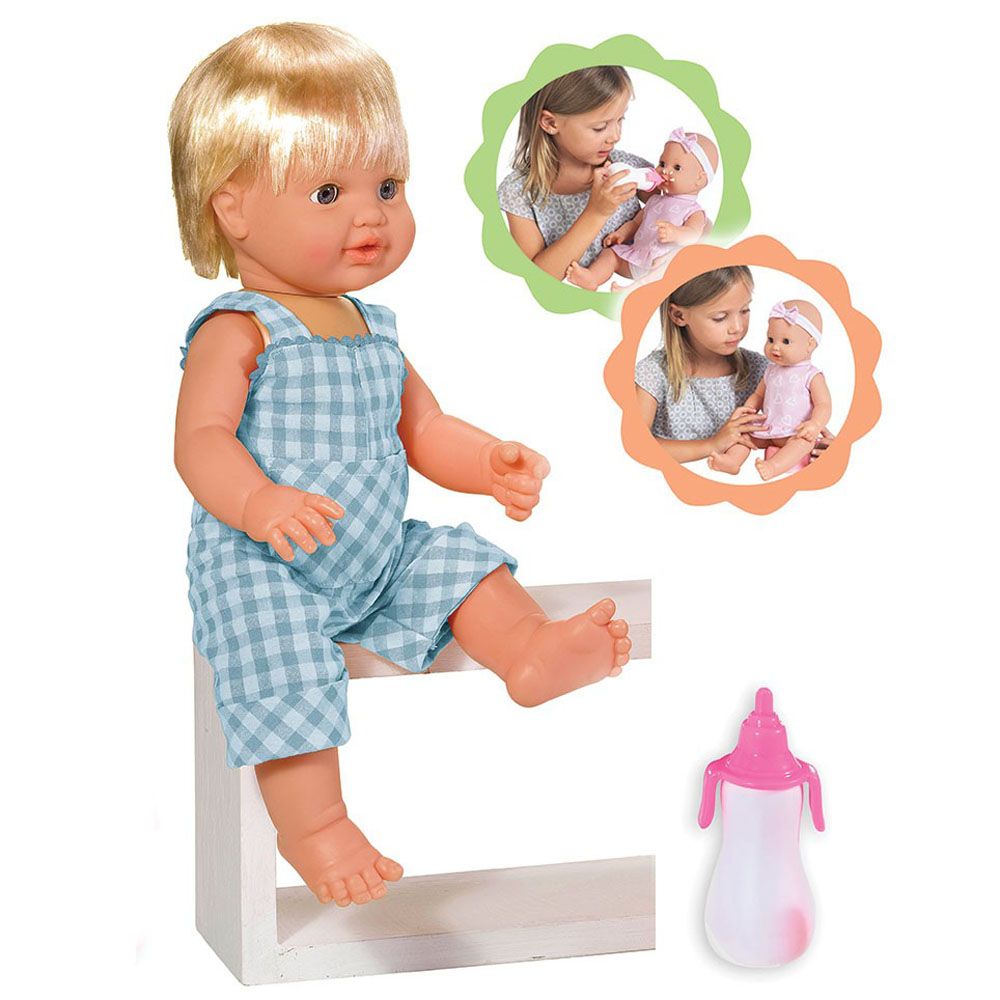 Пишкаща бебе-кукла с коса, Le Bebe, 40 см