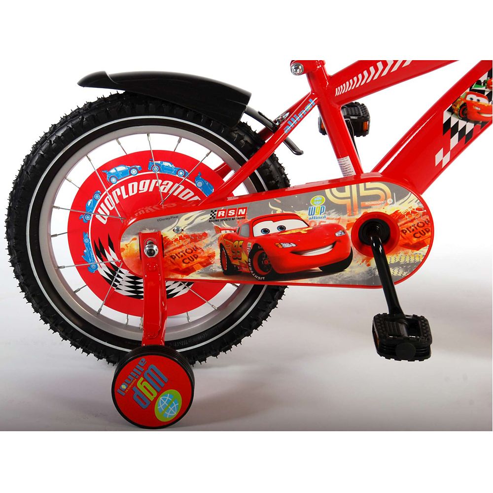 Детски велосипед с помощни колела Дисни Колите, 16 инча