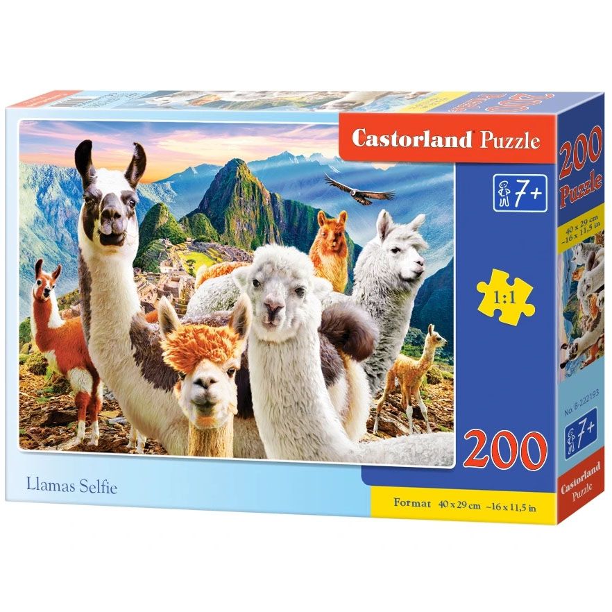 Castorland, Лама селфи, пъзел 200 части
