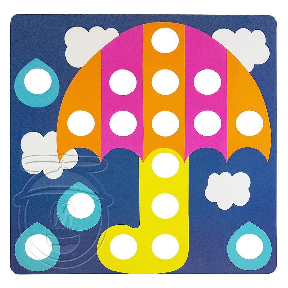 Бебешка мозайка с едри елементи