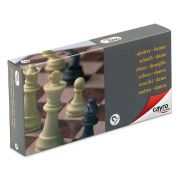 Магнитна игра, Шах и дама, средна, 24 x 24 см