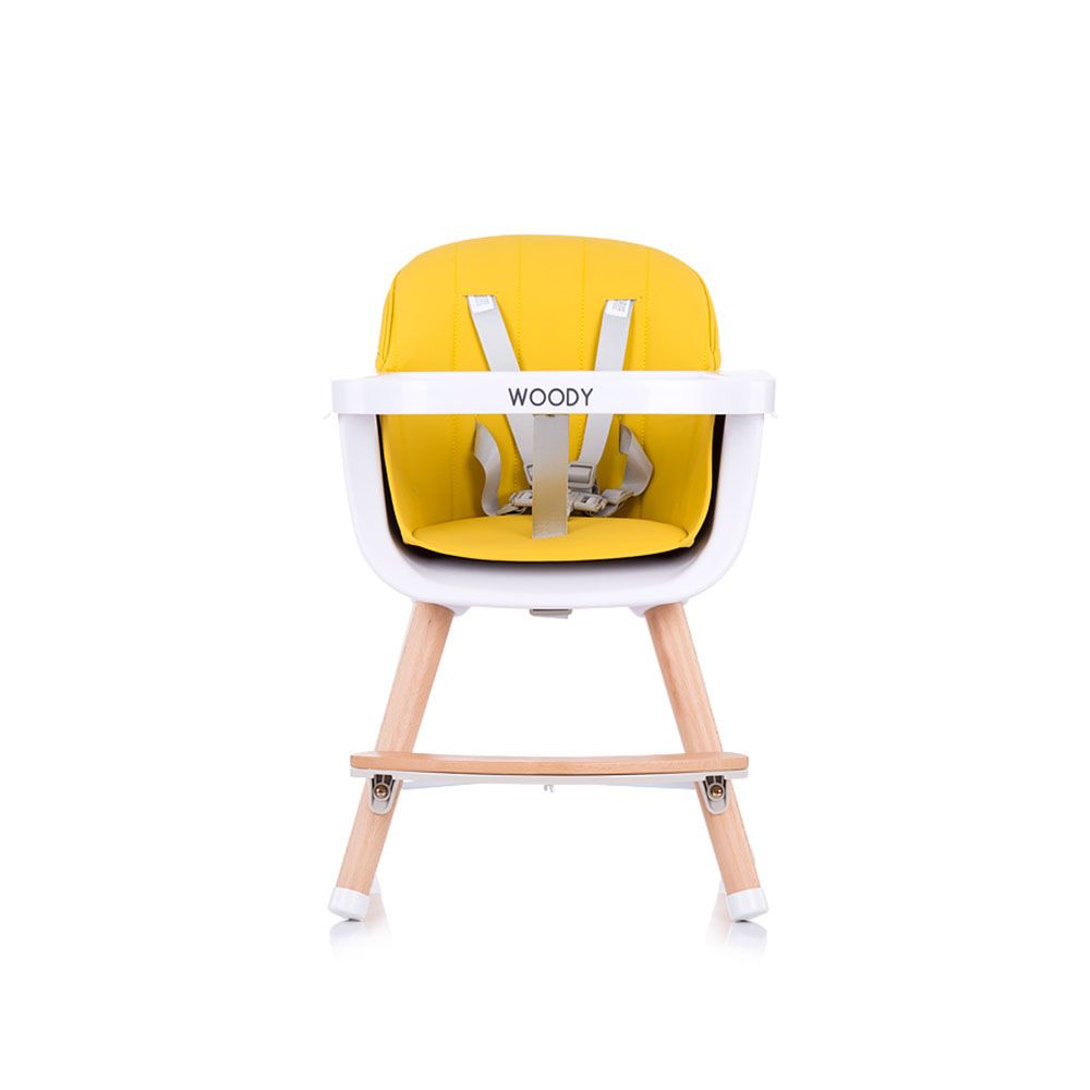 Woody, Столче за хранене, жълто