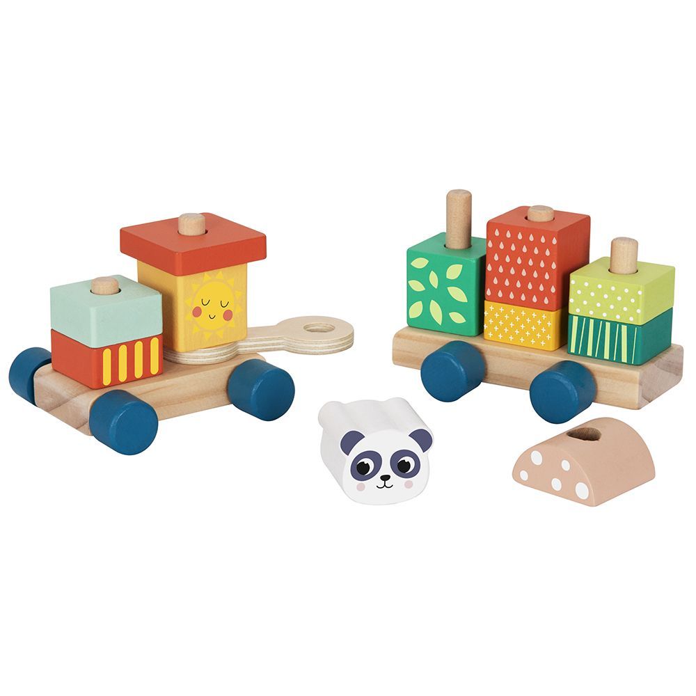 Дървено дидактическо влакче, Панда