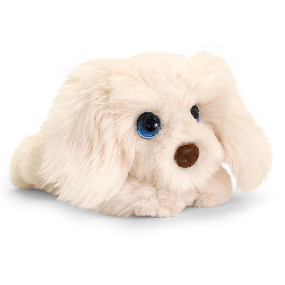Keel Toys, Плюшено легнало куче, Лабрадудел,  25 см