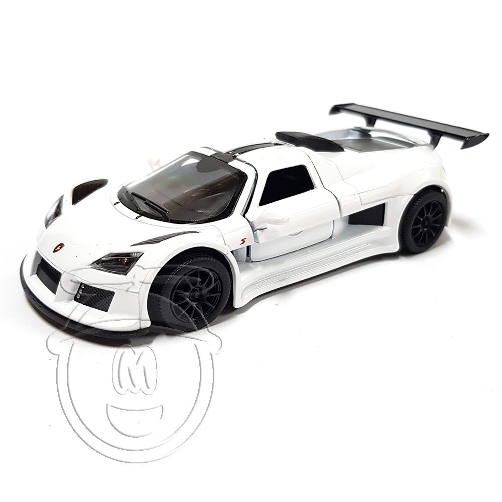 Kinsmart, Метална кола, Gumpert Apollo Sport, 2010, бяла