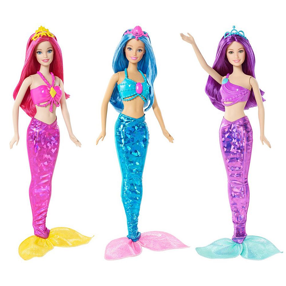 Barbie CFF28 Mix & Match, Кукла Барби, Русалка със синя коса