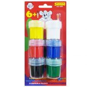 Темперни бои, 6 броя, с четка