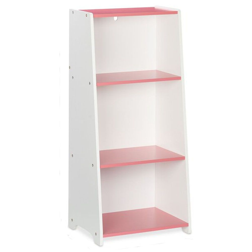 Albus, Детски стелаж с 3 отделения,  Розови стъпки
