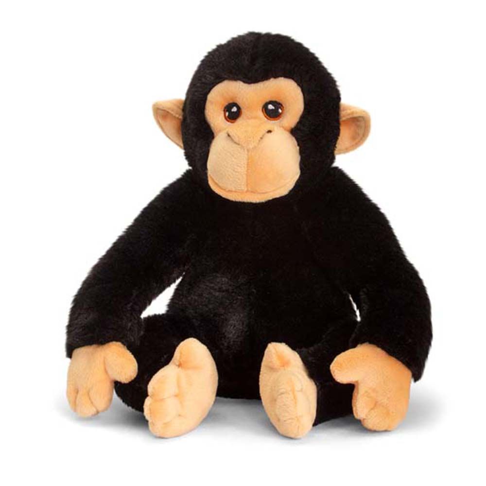 Keel Toys, Шимпанзе, плюшена екологична играчка от серията Keeleco, 25 см