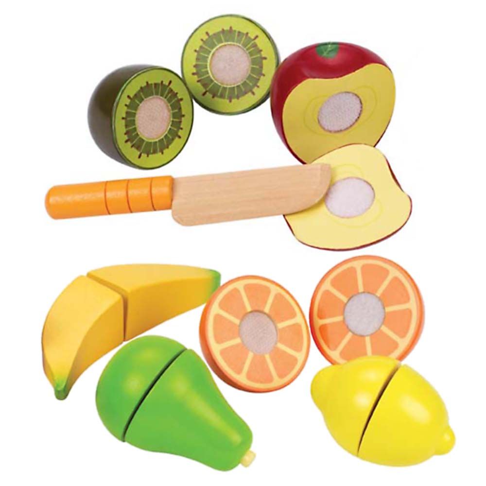 Hape, Дървен готварски комплект, Плодове