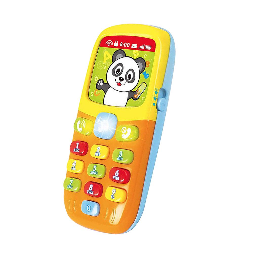 HOLA, Бебешки мобилен телефон Панда, с музика и светлина