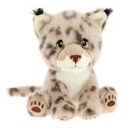Екологична плюшена играчка, Седяща дива котка, 14 см